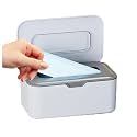 Face Mask Dispenser Box Holder Storage Box. High Clarity Mask Case With Cover For Storing And Dispensing Personal Face Masks (Clear)