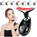 Face and Neck Massager Tool, 7 Colors LED Womens Skin Care Facial Massager for Skin Rejuvenation, Lifting, Toning, Glow Boost