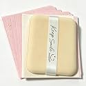 Face Oil Blotting Sheets with Soft Puff, Refill Pack (Rose)