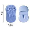 Face Scrubber for Women and Men, Silicone Face Cleansing Brush Face Scrubbers Soft Exfoliators Cleaning Tool Massage Washing Pore Cleanser Pimples Blackhead Remover Deep Cleans Skin Care 1pcs