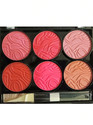 Facejewel Six Color Blusher Palette Professional Cheek Makeup Palette