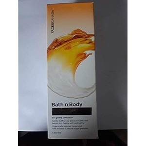 faces canada bath n body milk amp honey body scrub white 150 g