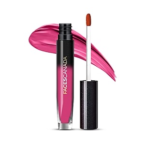 faces canada comfy silk liquid lipstick - vivify pink 07 3ml  satin matte hd finish  luxe comfort  longlasting  no dryness  smooth texture  mulberry oil amp shea butter for plump hydrated lips