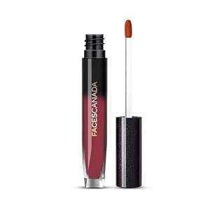 facescanada comfy silk liquid lipstick - elegant maroon 08 3ml  satin matte hd finish  luxe comfort  longlasting  no dryness  smooth texture  mulberry oil amp shea butter for plump hydrated lips