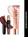 FACES CANADA Glow & Glam Duo: Comfy Matte Wow Liquid Lipstick 3.8ml + Strobe Cream Mini 18ml