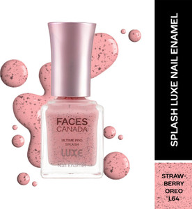 faces canada ultime pro splash luxe nail enamel  glossy finish  long stay strawberry_oreo