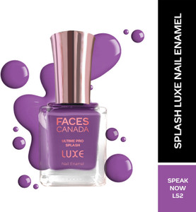 faces canada ultime pro splash luxe nail enamel  glossy finish  quick drying speak now l52