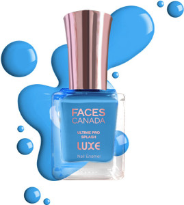 faces canada ultime pro splash luxe nail enamel  glossy finish  quick drying lapis l22
