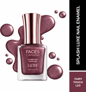 faces canada ultime pro splash luxe nail enamel  glossy finish  quick drying fairy touch l20