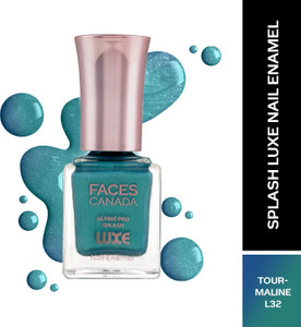 faces canada ultime pro splash luxe nail enamel  glossy finish  quick drying tourmaline l32