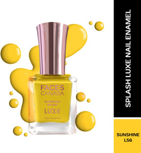 faces canada ultime pro splash luxe nail enamel  glossy finish  quick drying sunshine l56