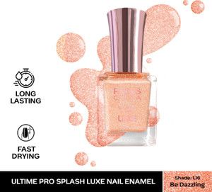 faces canada ultime pro splash luxe nail enamel  glossy finish  quick drying be dazzling l16