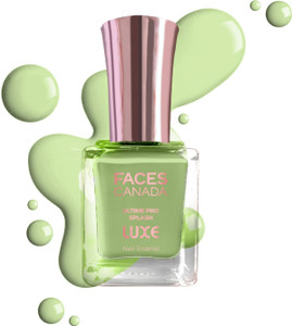faces canada ultime pro splash luxe nail enamel  glossy finish  quick drying celery springl02