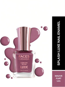 faces canada ultime pro splash luxe nail enamel  glossy finish  quick drying mauve flirt l44