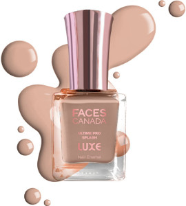 faces canada ultime pro splash luxe nail enamel  glossy finish  quick drying keeping basic l09