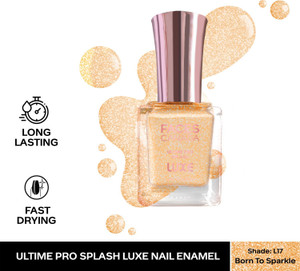 faces canada ultime pro splash luxe nail enamel  glossy finish  quick drying born to sparkle l17