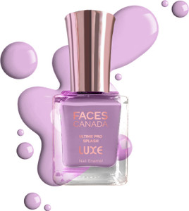 faces canada ultime pro splash luxe nail enamel  glossy finish  quick drying heather l05