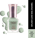 FACES CANADA Ultime Pro Splash Luxe Nail Enamel | Glossy Finish | Long Stay Mint_Chocochip