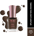 FACES CANADA Ultime Pro Splash Luxe Nail Enamel | Glossy Finish | Quick Drying Dark Cocoa (L41)