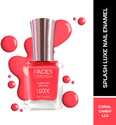 FACES CANADA Ultime Pro Splash Luxe Nail Enamel | Glossy Finish | Quick Drying Coral Candy (L53)