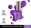 FACES CANADA Ultime Pro Splash Luxe Nail Enamel | Glossy Finish | Quick Drying Amethyst (L23)