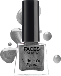 faces canada ultime pro splash mini nail enamel silver frost 61