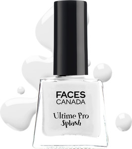 faces canada ultime pro splash mini nail enamel white o white 14