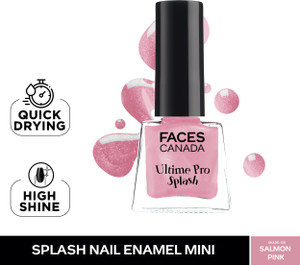 faces canada ultime pro splash mini nail enamel salmon pink126