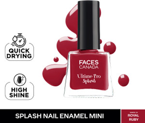 faces canada ultime pro splash mini nail enamel royal ruby 24