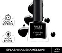 FACES CANADA Ultime Pro Splash Mini Nail Enamel Black Beauty 15