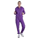 Facitisu Women Fleece Sweatsuit 2 Piece Outfit
