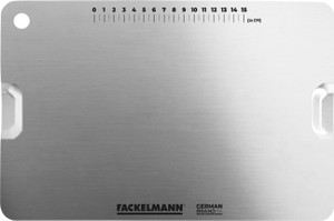 fackelmann Stainless Steel In-Built Measuring Scale Chopping
