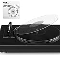 Facmogu 12" Clear Acrylic Slipmat, Vinyl Turntable Mat for Record Player