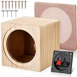 facmogu 834 ported wooden speaker enclosure vented unloaded solid wood box