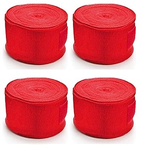 cotton material boxing hand wraps elastic hand amp wrist support for kickboxing training gym workout