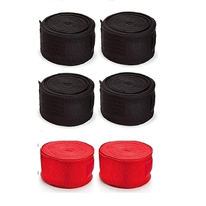 cotton material boxing hand wraps elastic hand amp wrist support for kickboxing training gym workout