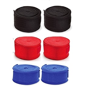 cotton material boxing hand wraps elastic hand amp wrist support for kickboxing training gym workout