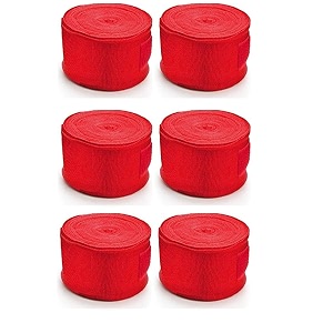 cotton material boxing hand wraps elastic hand amp wrist support for kickboxing training gym workout