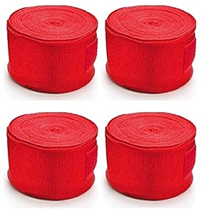 cotton material boxing hand wraps elastic hand amp wrist support for kickboxing training gym workout