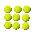 Resin Soft Cricket Solid, Light Weight, Tennis Balls Practice, Training for All Age Group, Recommended for Indoor/Outdoor Street &amp; Beach (Pack of Nine) (Color : Green)(Model:Spiro)
