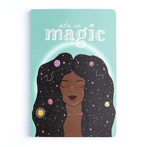 factor notes 100 gsm a5 notebook dot grid  144 pages she is magic