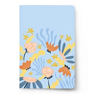 factor notes 100 gsm a5 notebook dot grid  144 pages the blue blossom