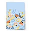 FACTOR NOTES 100 GSM A5 Notebook: Dot Grid | 144 Pages (The Blue Blossom)