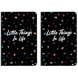 factor notes notebook 90 gsm b6 ruled 112 pages journal diary little things in life pack of 2