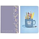 FACTOR NOTES Notebook &amp; Factor Notes Sketchbook: Textured Fine Grain Medium Surface Acid-Free Artist-Grade Paper (Dot Grid/Create More) (FN4003_DOT)