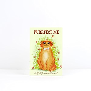 factor notes self affirmation journal self belief journal 35 affirmative prompts cute cat illustrations purrfect me 80 pages