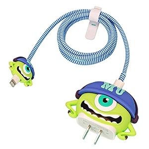 factotech protective charging case for iphone 111213141516pro maxfor 18w20w charger and charging cablehave durable cable sleeve -blue hat monster