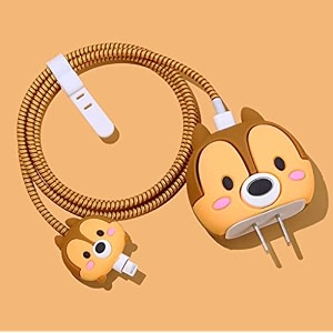 factotech protective charging case for iphone 111213141516pro maxfor 18w20w charger and charging cablehave durable cable sleeve -brown squirrel