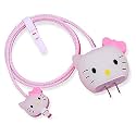 FACTOTECH Protective Charging Case for iPhone 11/12/13/14/15/16/Pro Max,for 18W/20W Charger and Charging Cable,Have Durable Cable Sleeve -Hello Kitty