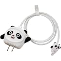FACTOTECH Protective Charging Case for iPhone 11/12/13/14/15/16/Pro Max,for 18W/20W Charger and Charging Cable,Have Durable Cable Sleeve -White Panda
